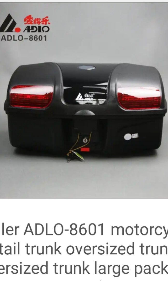 Adlo top box 47litre, Motorcycles, Motorcycle Accessories on Carousell