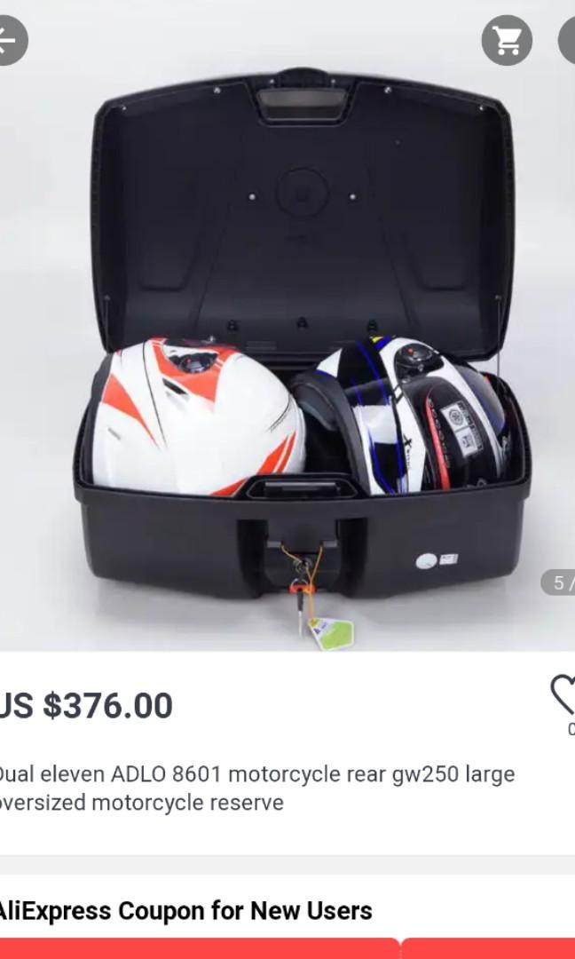 Adlo top box 47litre, Motorcycles, Motorcycle Accessories on Carousell