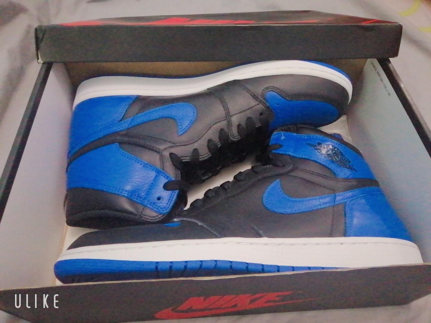 retro one blue and black