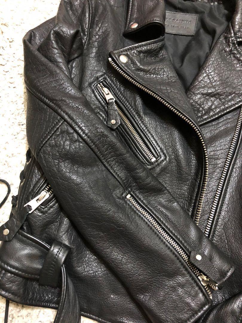 All saints hotsell sarana leather jacket