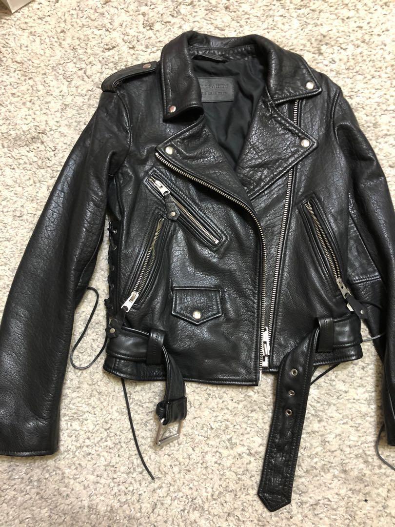 All saints clearance sarana leather jacket