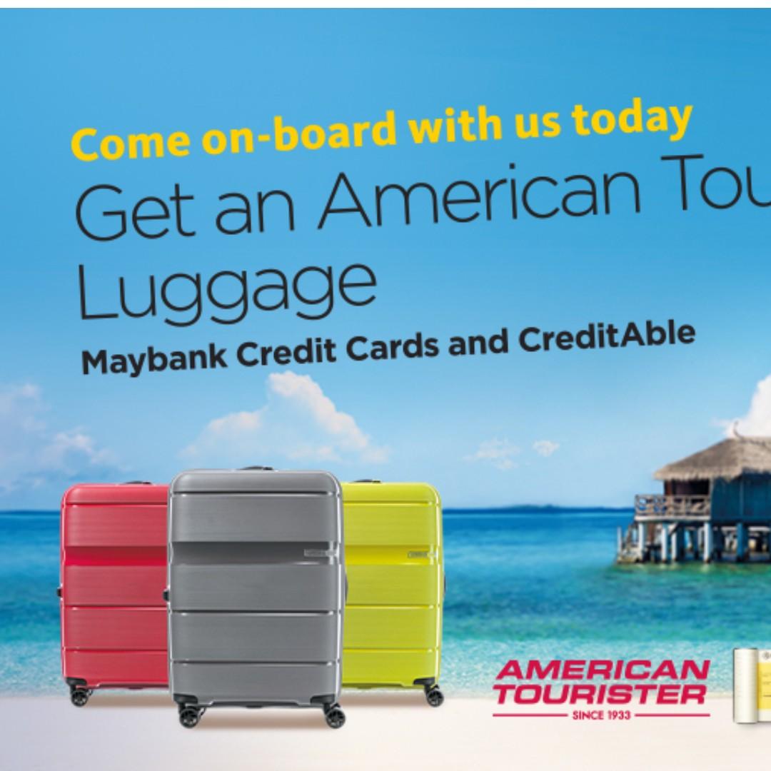 Maybank american tourister luggage clearance