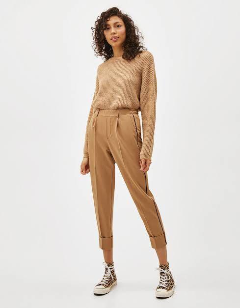 glitter flared pants bershka