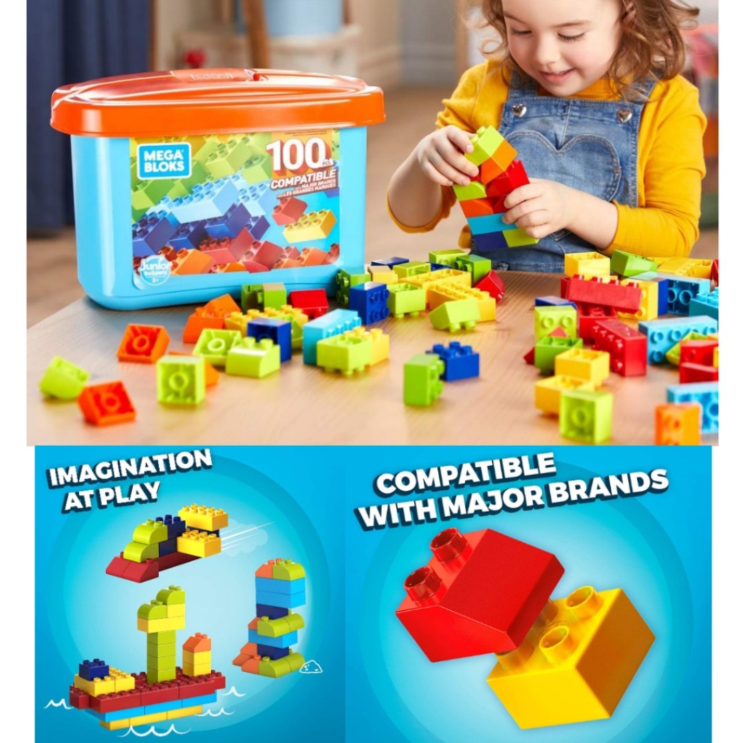 Mega bloks top 100 piece tub