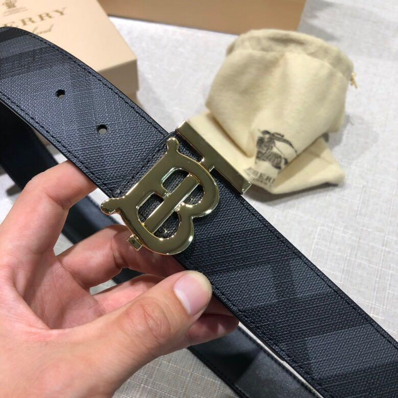 Burberry belt mens 2025 silver