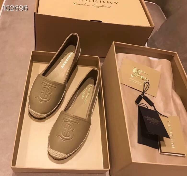 burberry leather espadrille