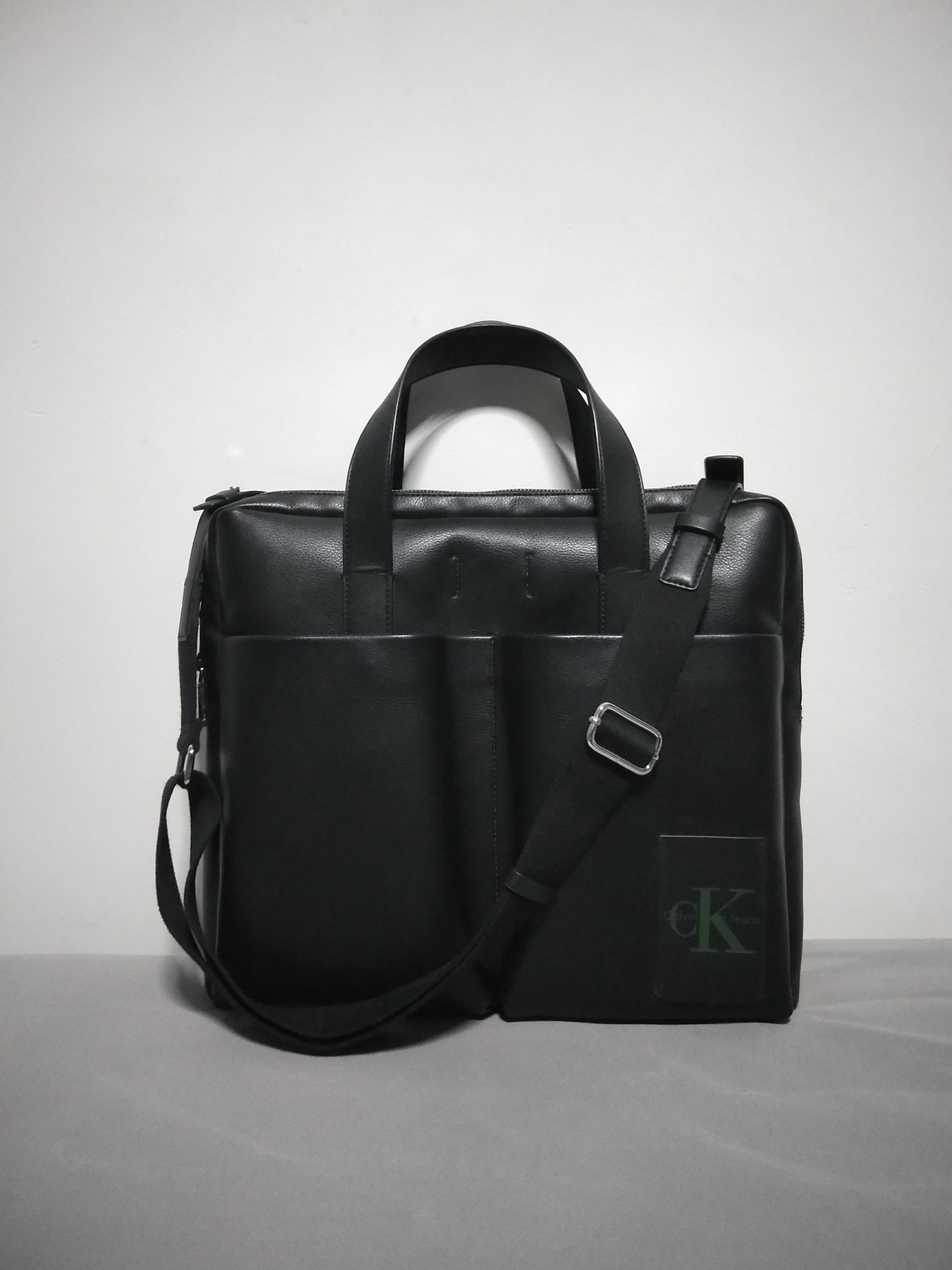 calvin klein mens briefcase