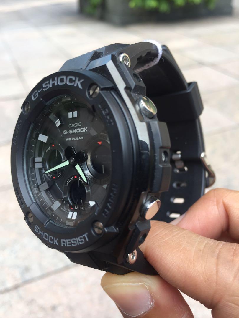Casio GSHOCK GSTEEL BLACK STEALTH MODULE 5445, Mobile Phones & Gadgets