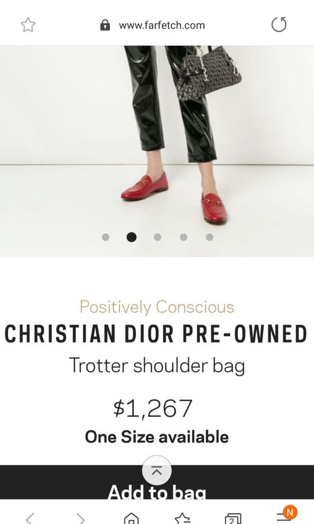 sale sale christian dior trotter shoulder bag