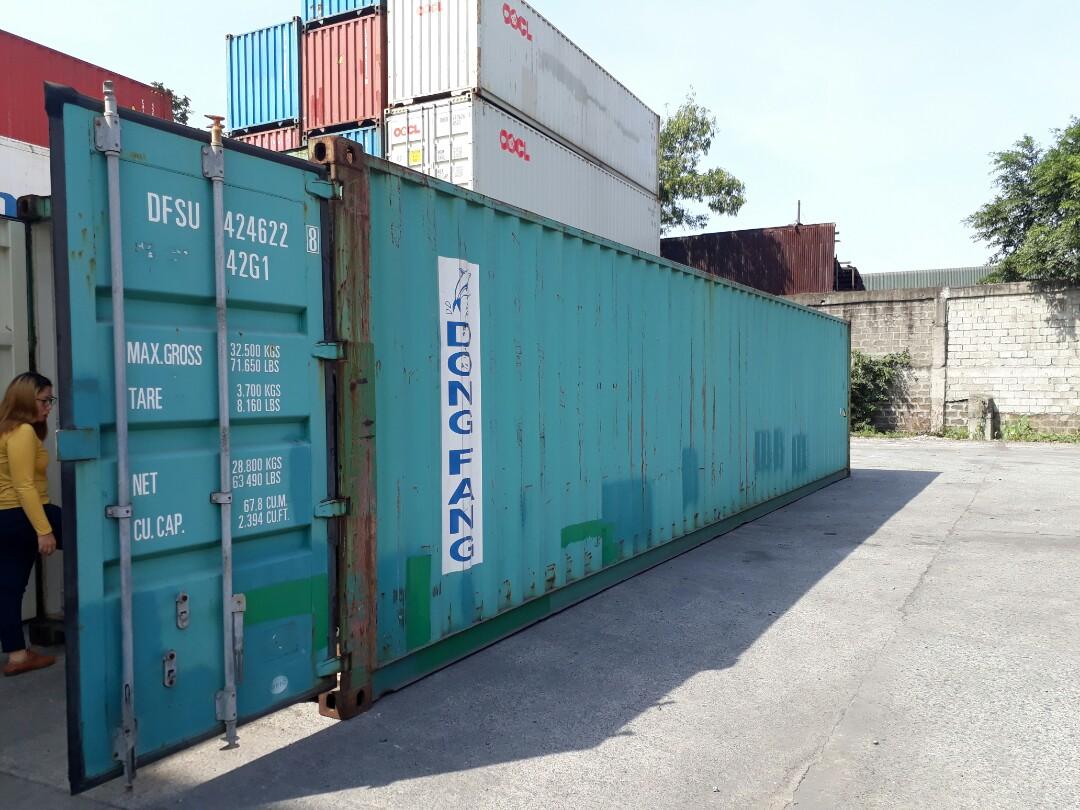 Container Van - Bagsak Presyo (Category: Construction & Building Materials) located in Makati City. Submitted by mariacontainers (Listing ID 256988088, Image 2). Description: Good day! We are trusted seller of Container Vans - Shipping Container with contracts with SMART Communications, Camella Homes and other Construction companies. We have the lowest price in the market with a variety of class and makes. You could use it for Construction Purpos