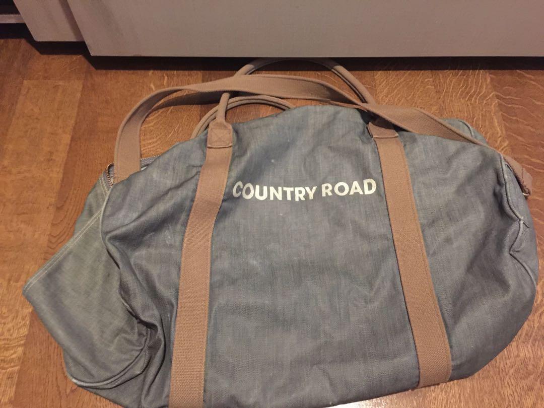 Country Road Canvas Duffle Bag, Men's Fashion, Bags, Sling Bags on
