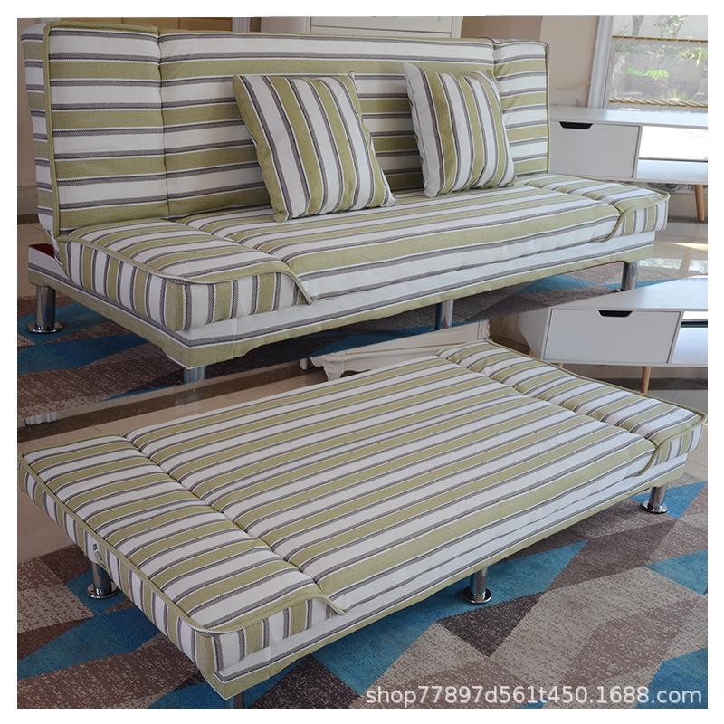 Dingbo Simple Fabric Folding Sofa Bed Small Apartment Living Room
