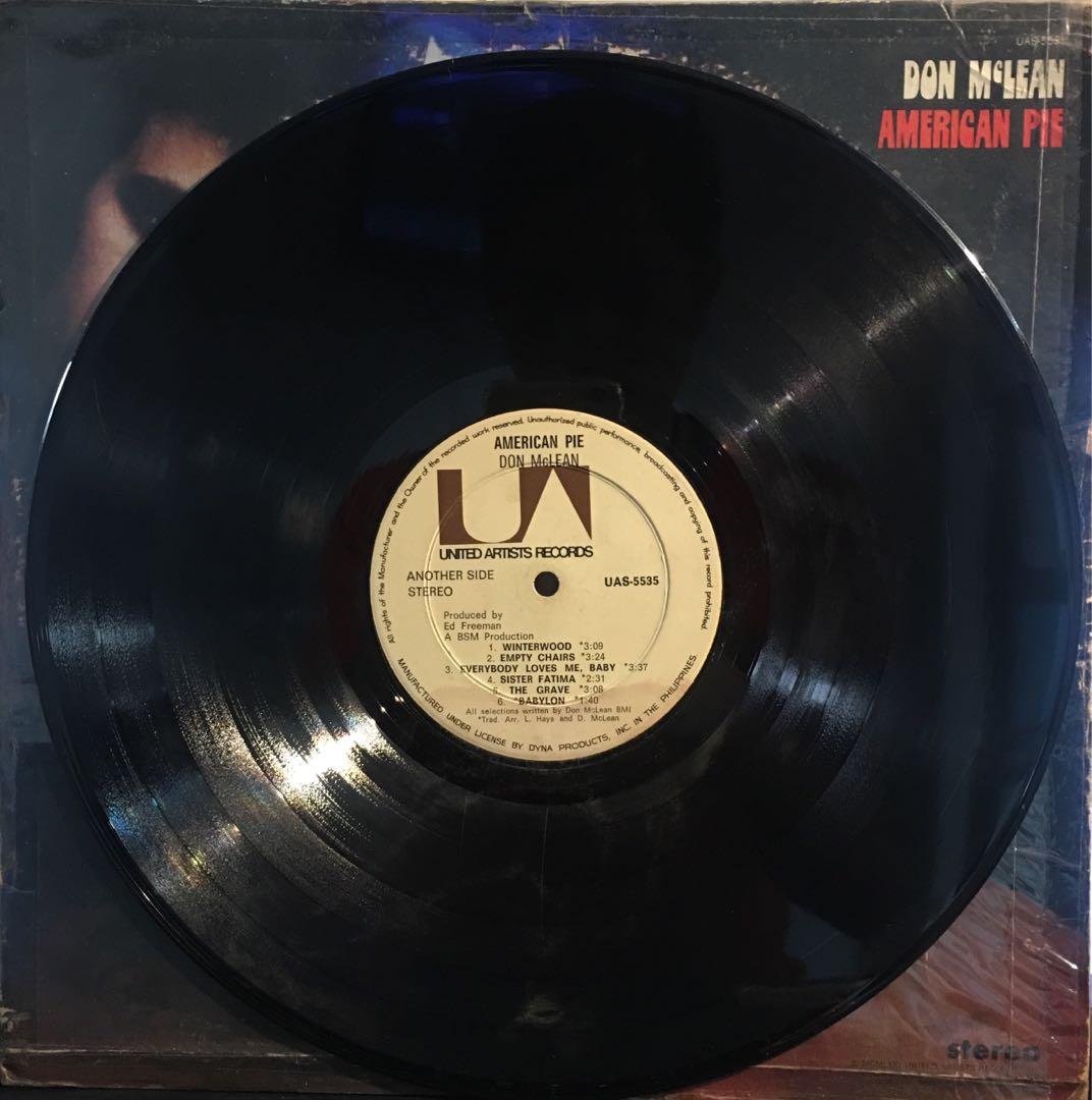 Don McLean - American Pie (Category: CDs & DVDs) located in Orani. Submitted by mrhobbyshop (Listing ID 257049252, Image 3). Description: Condition: Used -Good Collectors Item Hard to find.