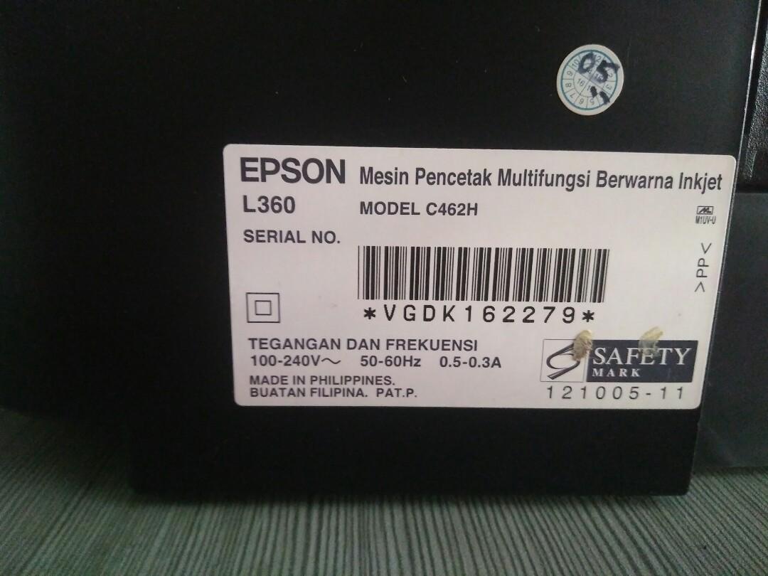EPSON L360 Printer, Computers & Tech, Parts & Accessories, Computer