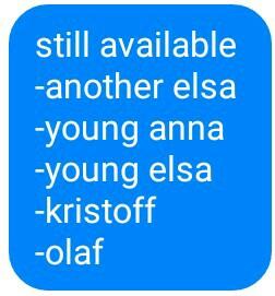 Frozen Set (Category: Figurines & Statues) located in Manila. Submitted by sofielao (Listing ID 168008427, Image 2). Description: 9-10/10 box condition rfs: decluttering the anna have painting sa face the little anna her doll's eyes have problem when I bought it but if your going to display it. It is unnoticeable. + 50 for hf if 2 or more pops it will be 100 for the hf.
