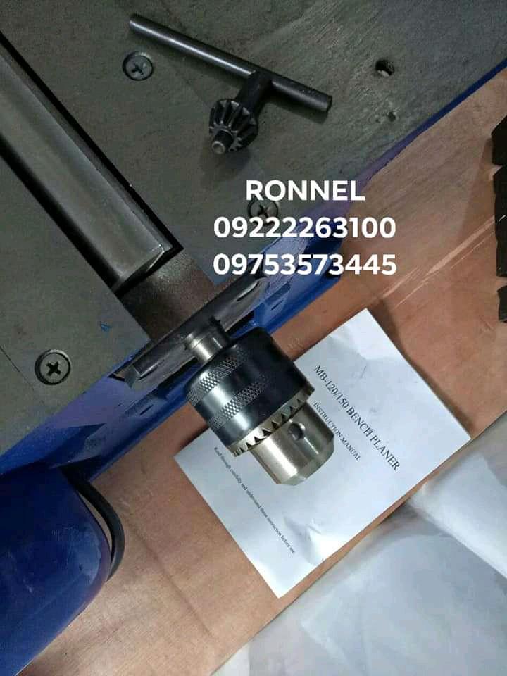 FUJIMA 3in1 BENCH PLANER (Category: Construction Tools & Equipment) located in Valenzuela. Submitted by ronnelpowertools (Listing ID 257116131, Image 3). Description: Price - 14,500 DR FUJIMA 3in1 BENCH PLANER -Model: BP-120 -Voltage: 220V -Frequency: 60Hz -No-load speed: 3800r/min -Table Length: 560mm Width: 256mm -Max. planing Width: 120mm -Max. sawing depth: 80mm -Max drilling diamiter 13mm -Saw blade size: 205mm -Motor: 1.3KW -Weight: 41kg Fo