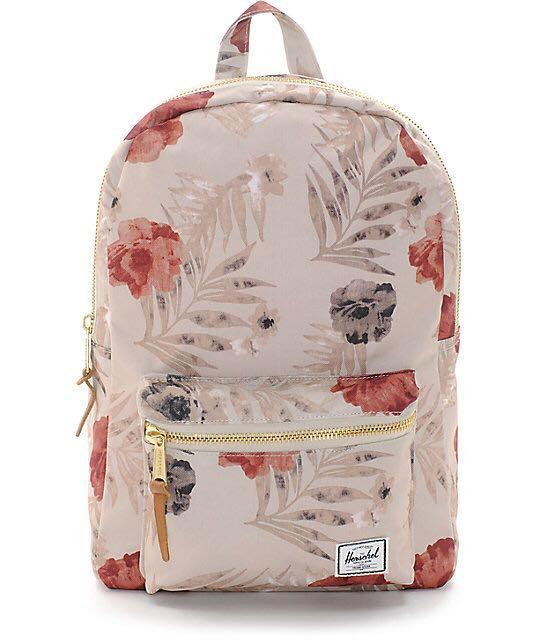 herschel backpack flowers
