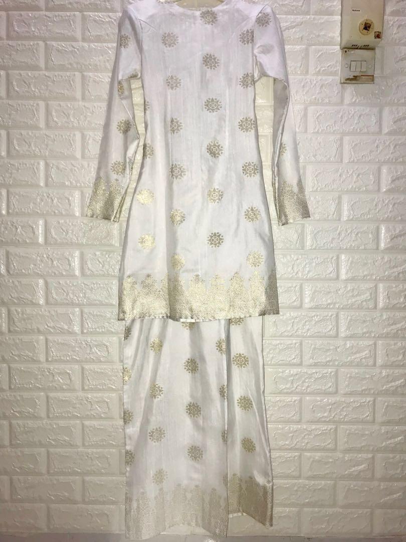 Baju Nikah Putih Moden Nikah Dress Nikah Outfit Malay Wedding Dress