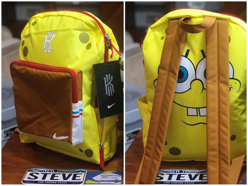 nike kyrie x spongebob backpack