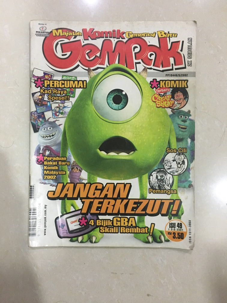 Majalah Gempak 49 108 Books Stationery Comics Manga On Carousell