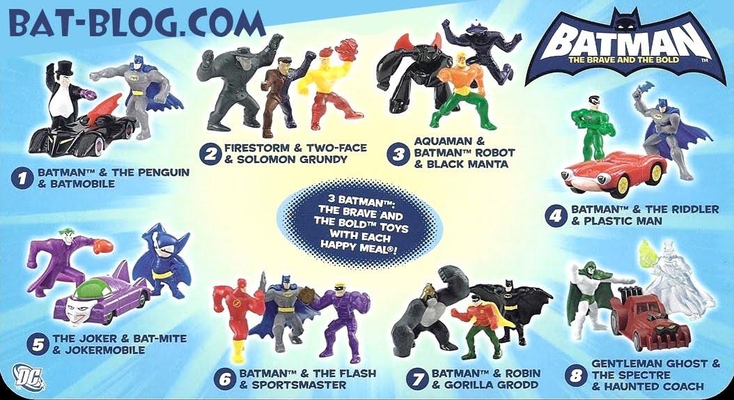 McDonald's Batman The Bold & The Brave Toys Collection, Hobbies & Toys,  Collectibles & Memorabilia, Fan Merchandise on Carousell