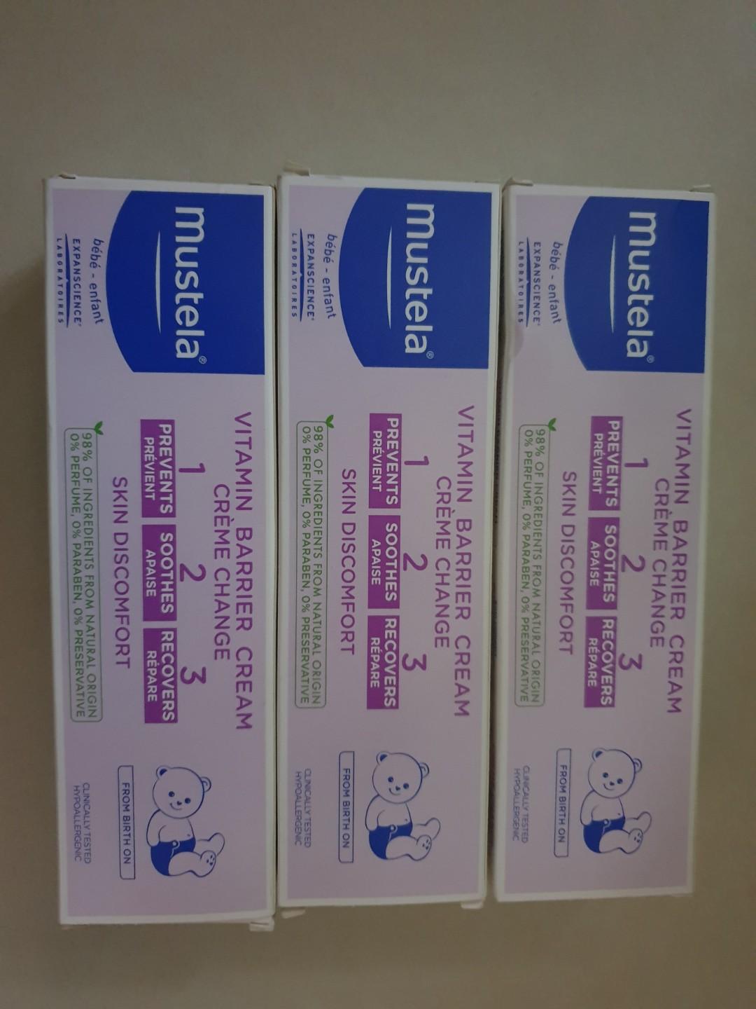 mustela vitamin barrier cream ingredients