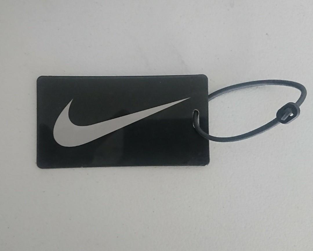 nike luggage tag