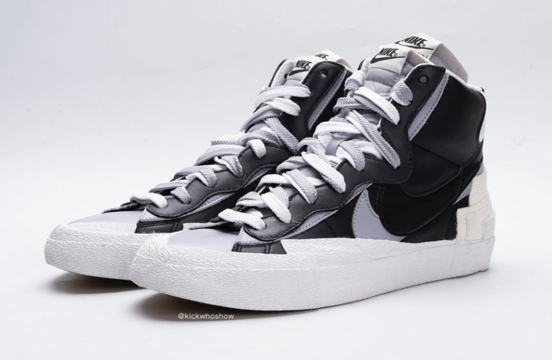 sacai blazer mid black