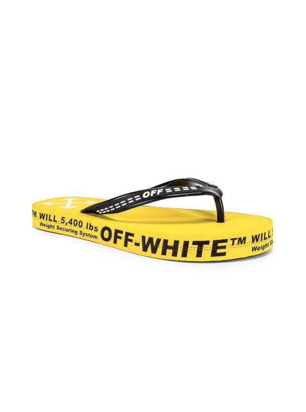 Off white sales flip flop