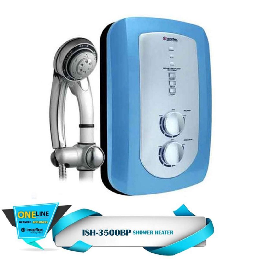 Oneline Imarflex Shower Heater ISH3500BP, Furniture & Home Living