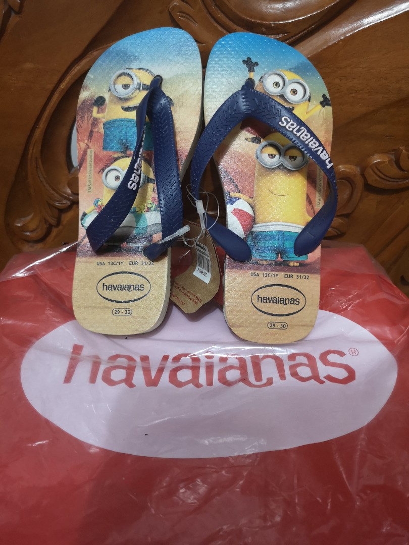 Original Havaianas Minions for Kids Babies Kids Babies