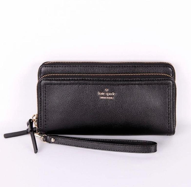 Original Kate Spade Patterson Drive Anita Double Zip Wallet Wrislet WLRU5041