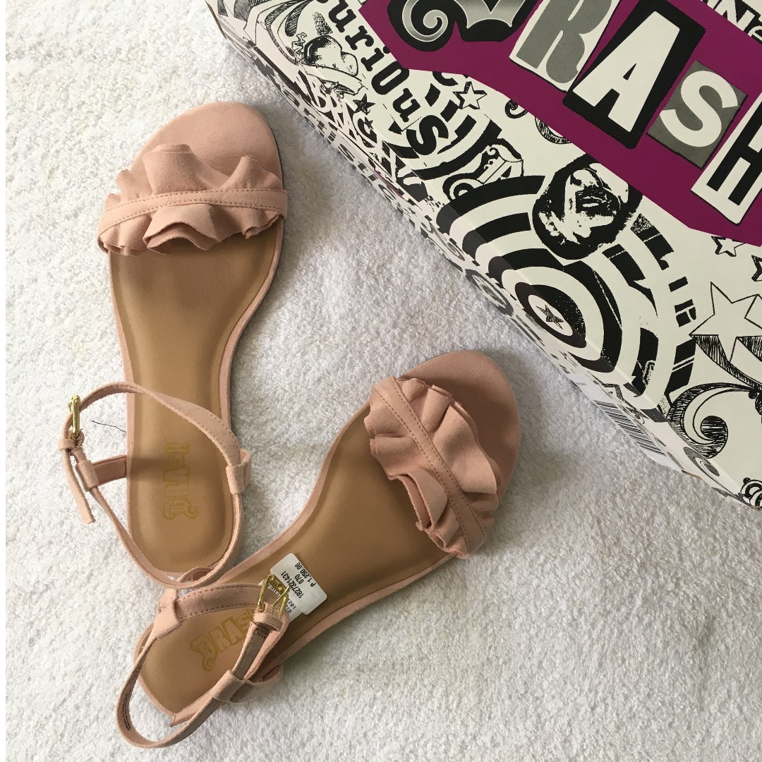 Red wedges payless shop