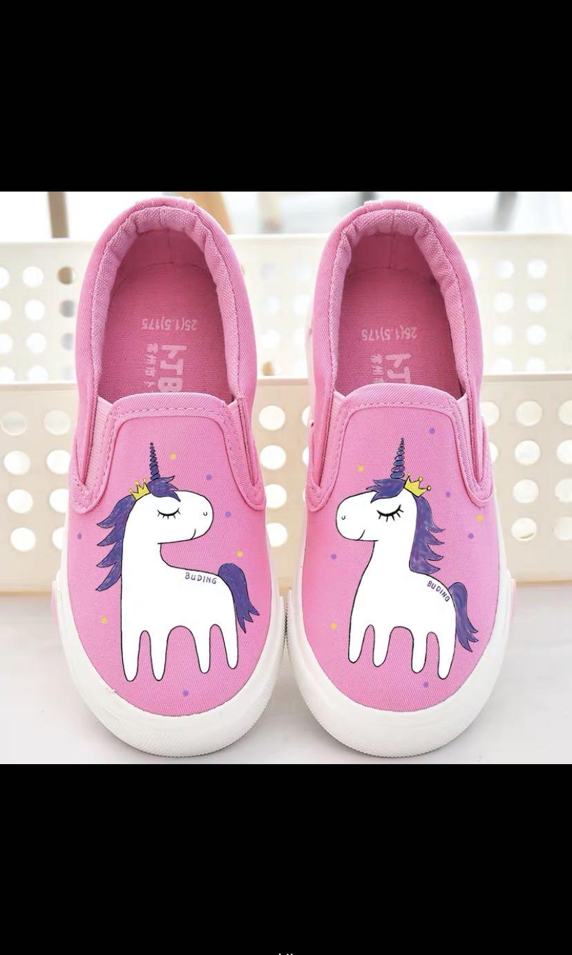 unicorn canvas shoes