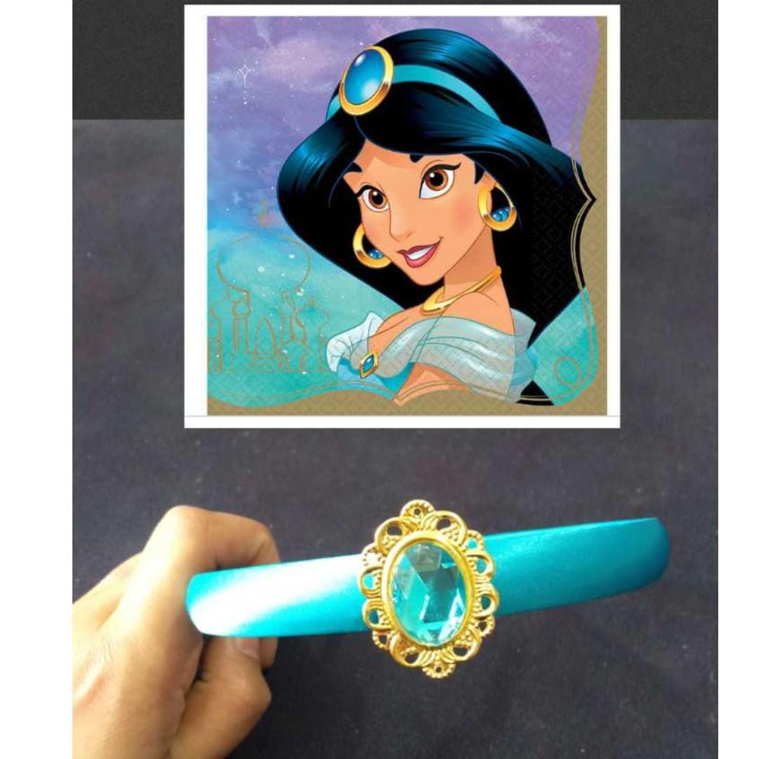 Princess Jasmine Headband Hairband Design Craft Handmade Craft On Carousell
