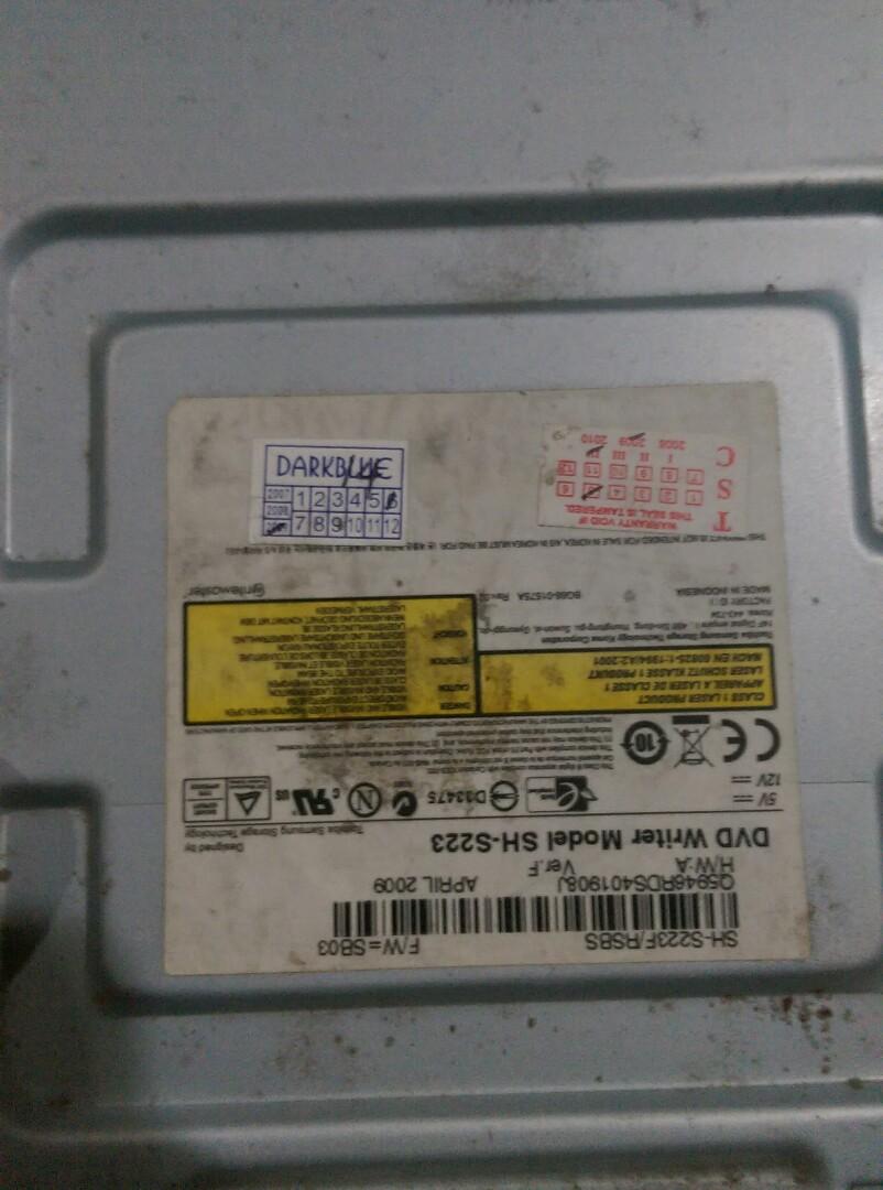 Samsung dvd combo burner (Category: Hard Disks & Thumbdrives) located in Manila. Submitted by k3788 (Listing ID 256979436, Image 1). Description: Dvd combo burner not used much. SATA connection #smgiftpass.