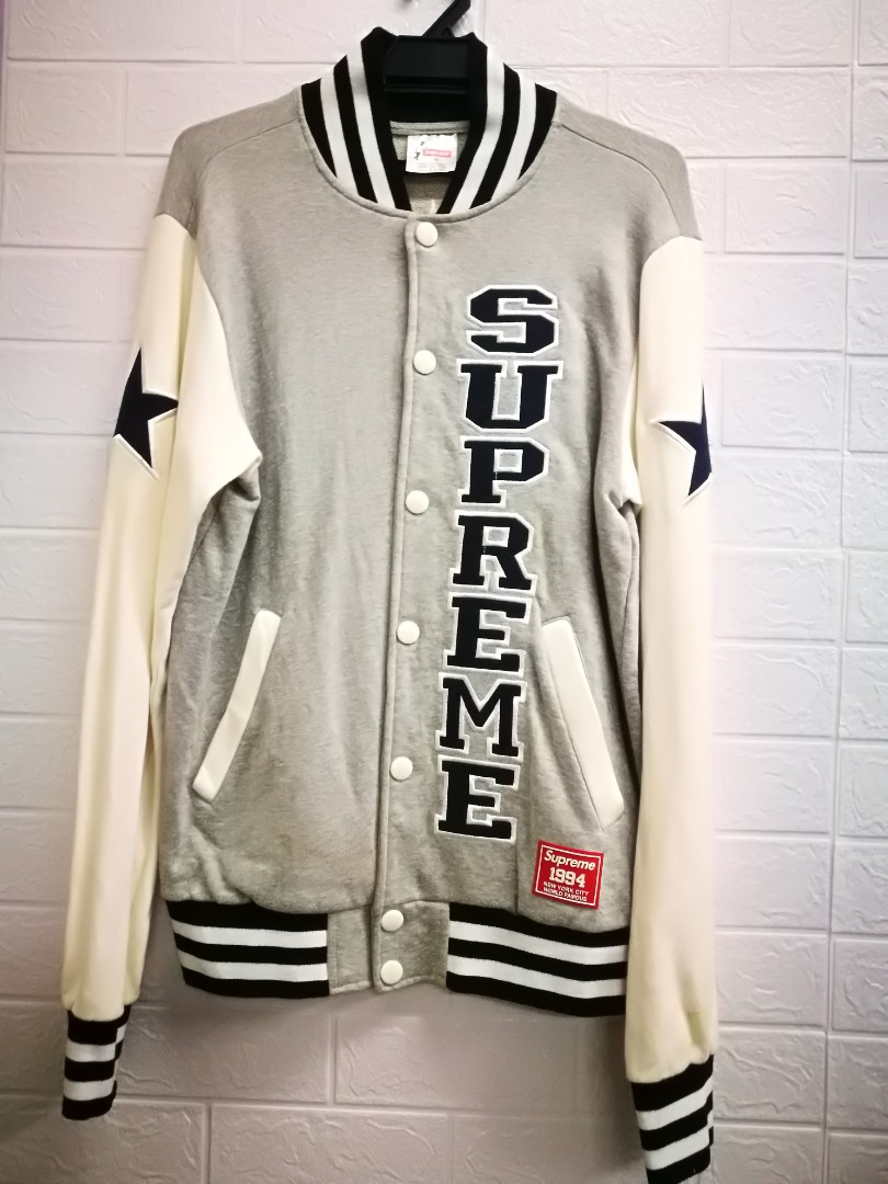 supreme nba varsity jacket