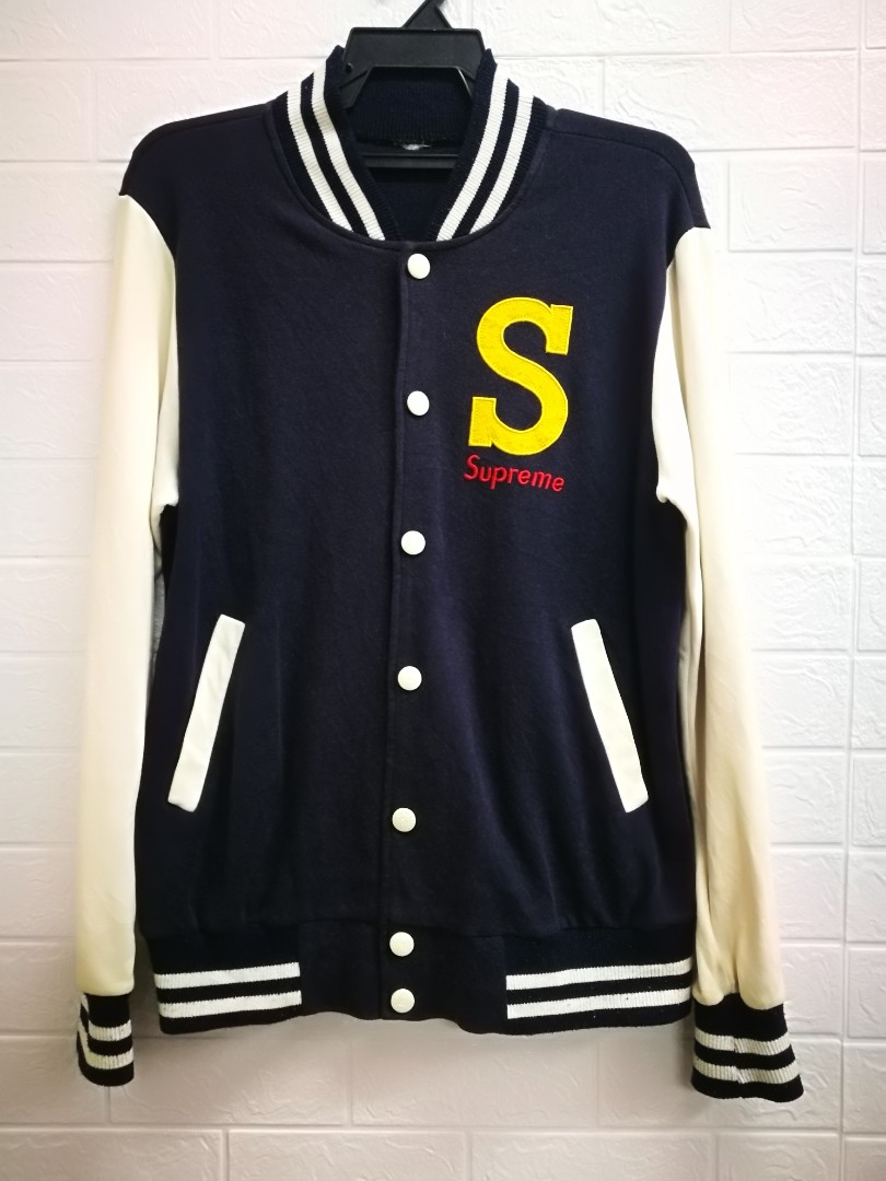 supreme nba varsity jacket
