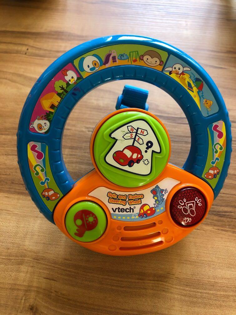 vtech spin and explore steering wheel
