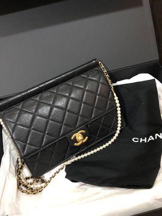 Chanel限量珍珠包