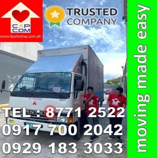 6 wheeler closed van house moving mover lipat gamit bahay condo office trucking services