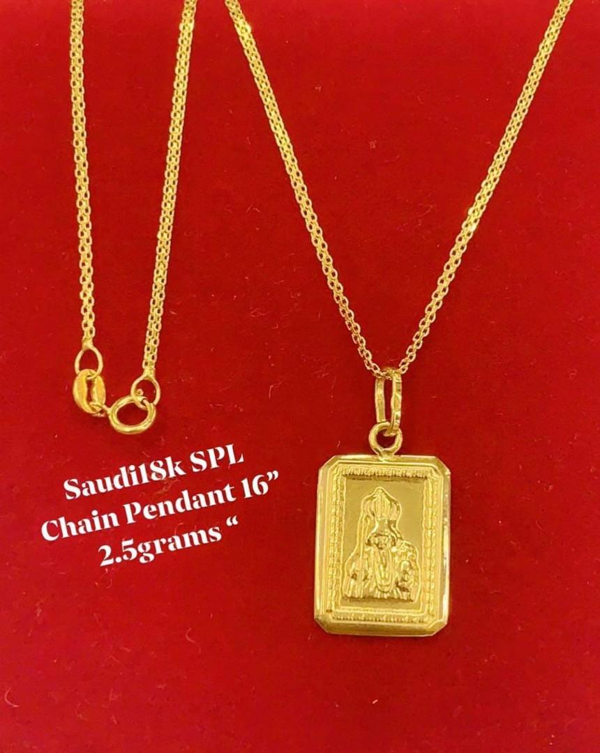 18k saudi gold necklace, Women's Fashion, Jewelry & Organizers