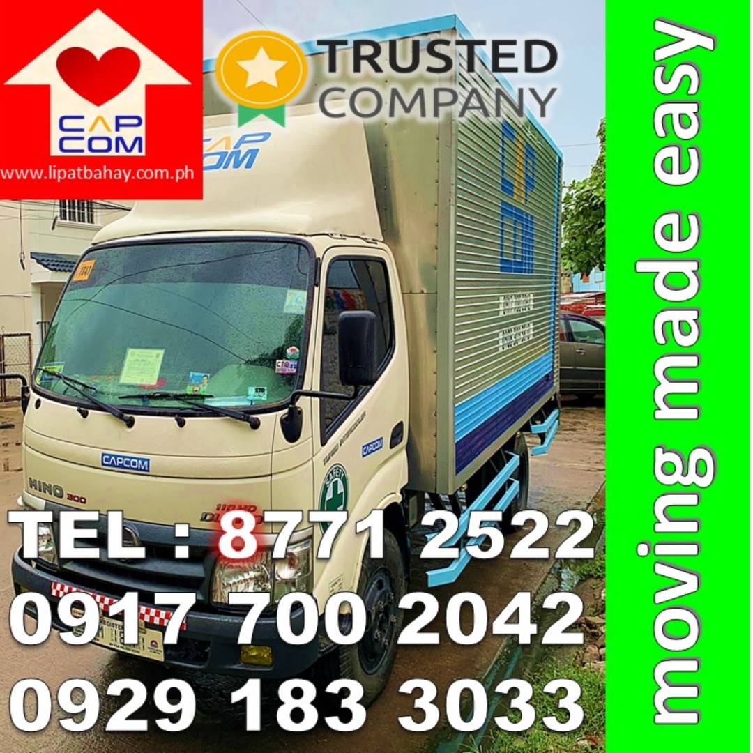6 wheeler closed van truck for rent hire trucking services lipat bahay