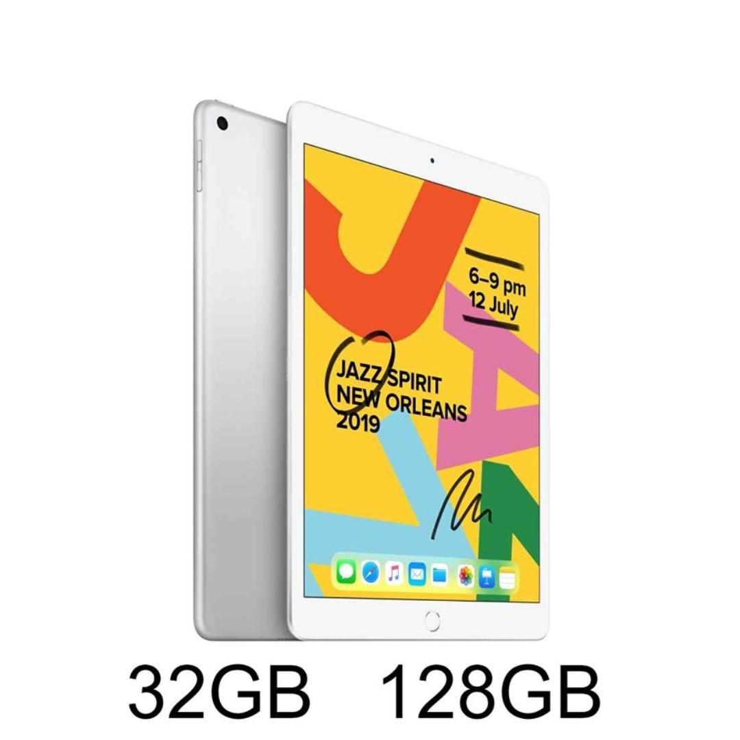 香港行貨Apple iPad 第7代2019 Wi-Fi 32GB 及128GB 3色歡迎查詢, 手提
