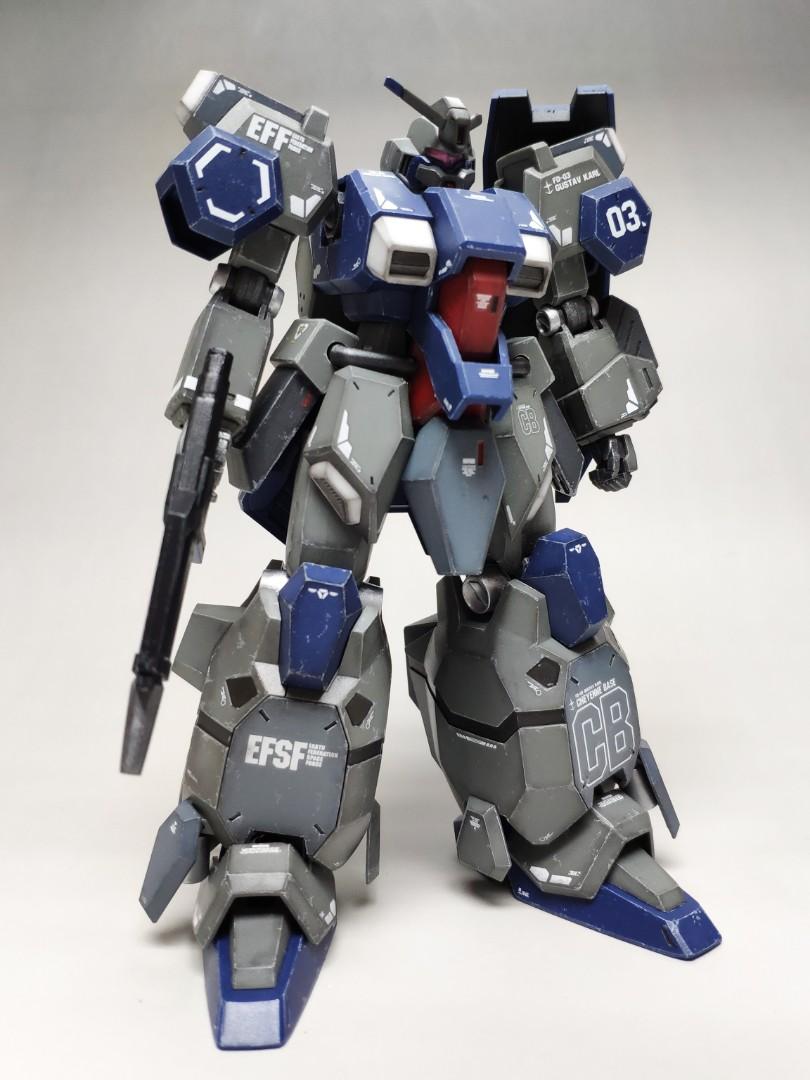 售bandai 模型hg 1 144 Fd 03 Gustav Karl Unicorn Ver 上色成品