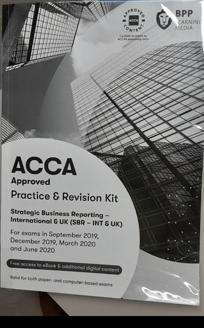 ACCA SBL,SBR,AAA Kit/Text#BPP #kaplan 2020/21, Hobbies & Toys, Books ...