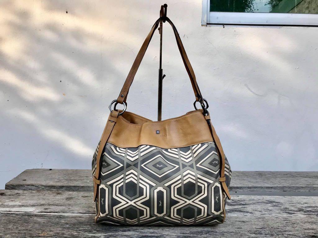Authentic Bruno Magli Printed Tote Bag