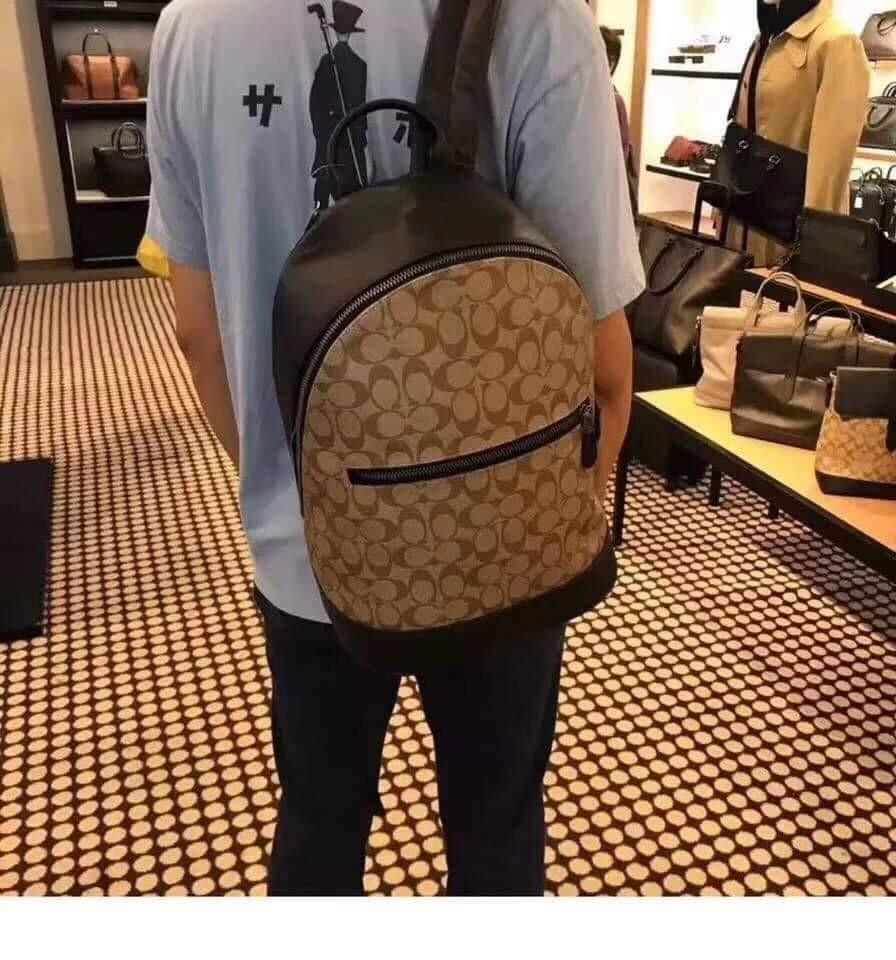 coach west slim backpack