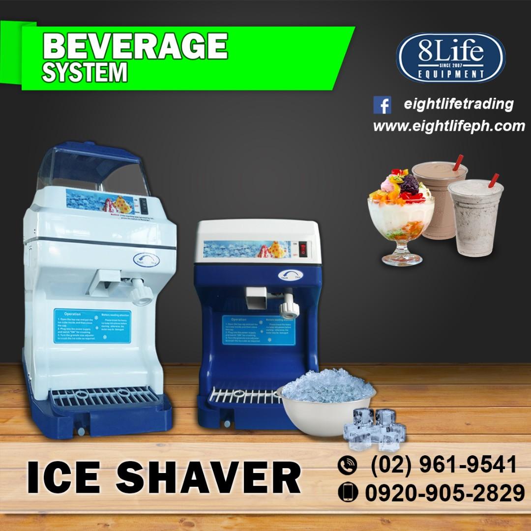 Automatic Ice Shaver Crushing machine 200kg hr crush capacity (Category: Cleaning Tools & Supplies) located in Valenzuela. Submitted by eightlife_trading (Listing ID 257238840, Image 1). Description: Ice Shaver 168 (BLUE) - Php 7,400.00 Ice Shaver 188 (WHITE) - Php 8,800.00 OTHER AVAILABLE PRODUCTS: • Beverage Dispenser • Blender • Lemon Squeezers • Milk Shaker • Milk Tea Barrels • Cup Sealers - Manual/Semi-Automatic/Automatic/Full • Cup Sealing 