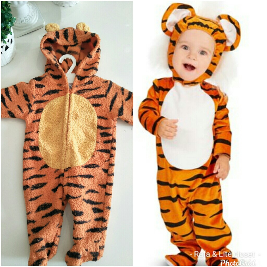 Baby unisex overall winnie the pooh costume, Babies & Kids, Babies ...